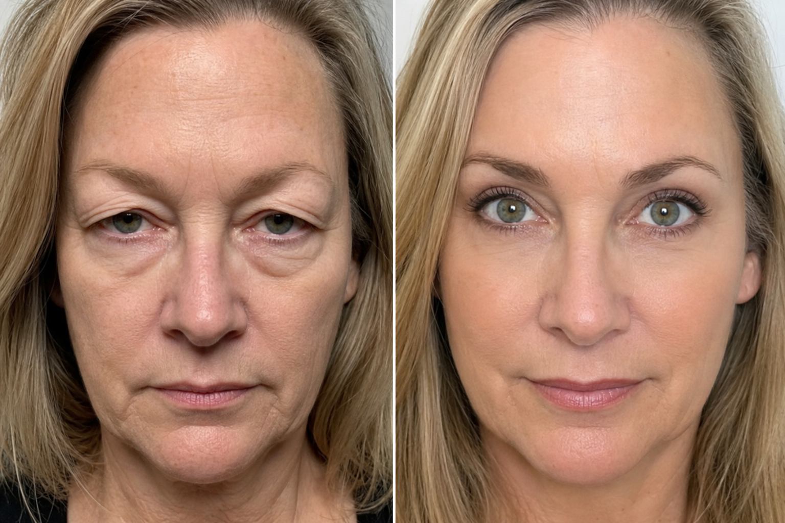 Blepharoplasty benefits before and after eyes