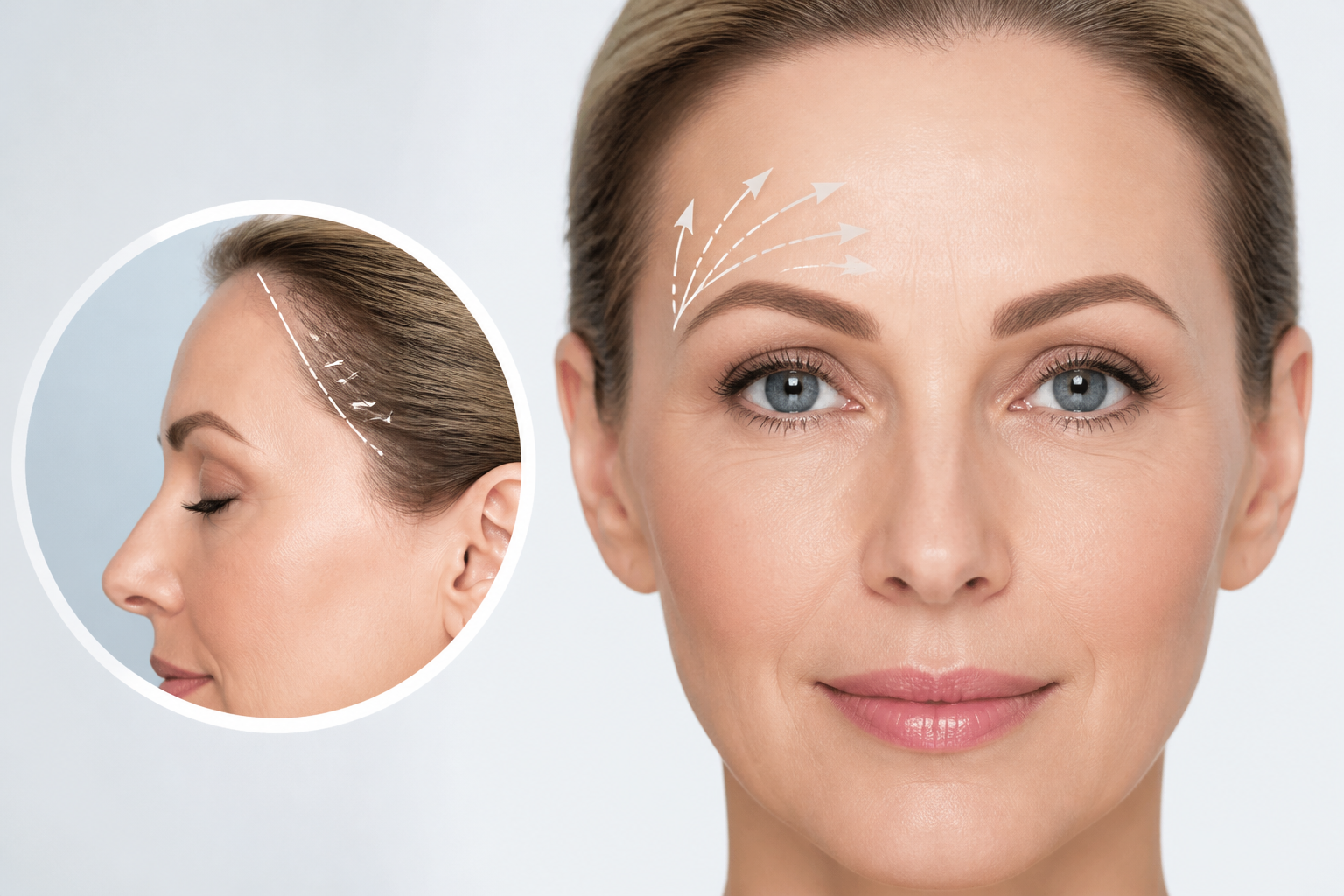 Brow lift recovery