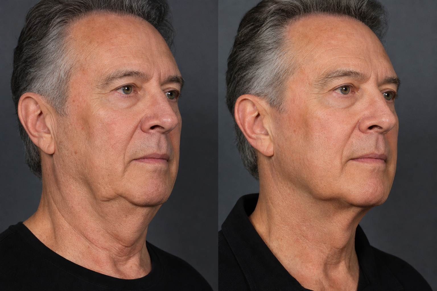Facelift Before After: 5 Amazing Transformations, Stunning 4 Artistic representation of facial rejuvenation and skin tightening after a Facelift Before After procedure
