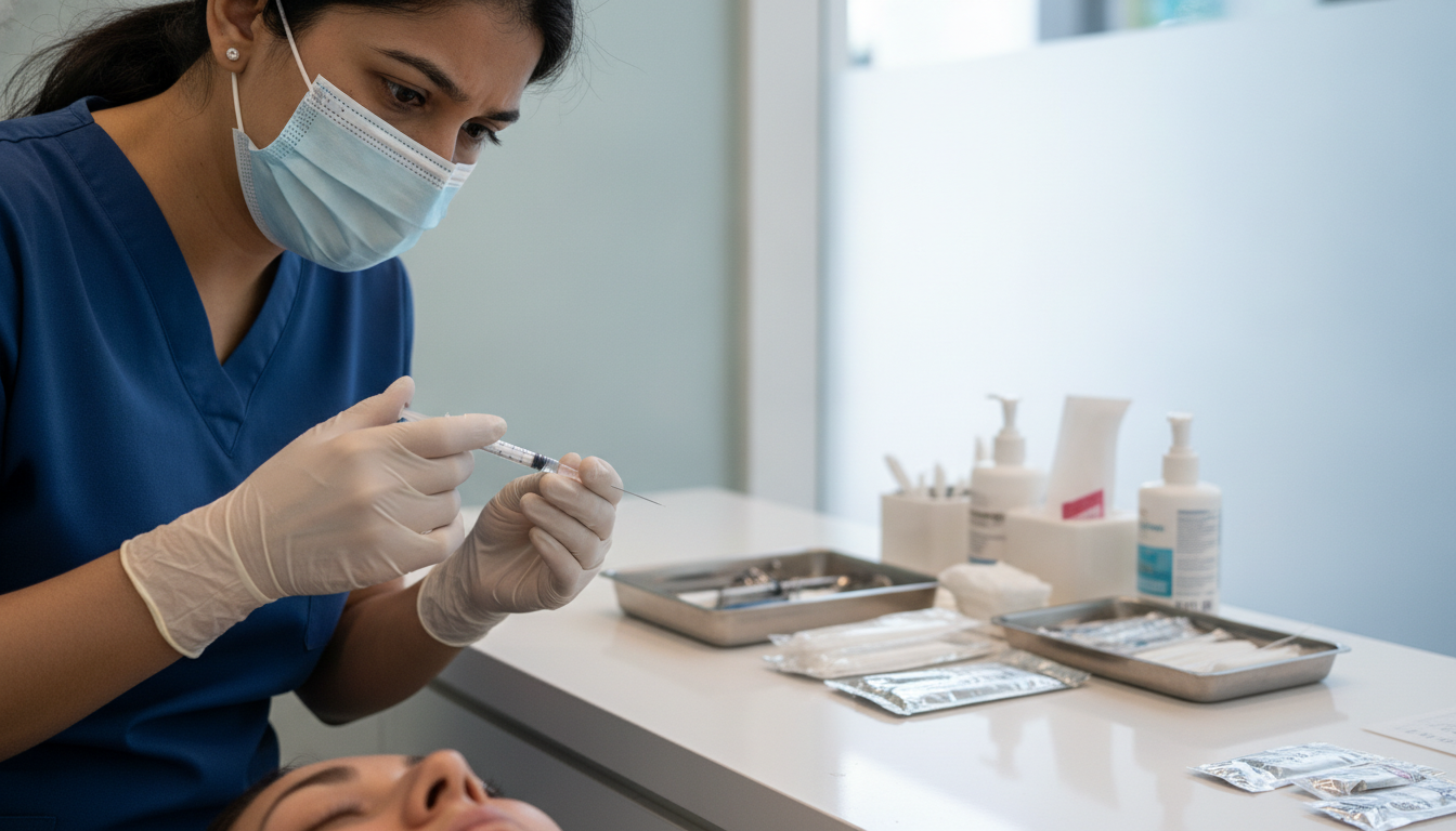 Fillers and Botox: 7 Powerful Ways to Youthful Symmetry 4 Close-up of a woman's face showing smooth skin and balanced features after fillers and Botox