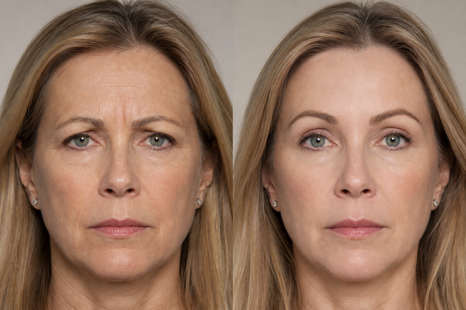 Heavy Brow Lift: 4 Powerful Ways to Erase a Tired Look 4 Close-up of a patient's forehead and eyes, showing the area targeted by a Heavy Brow Lift
