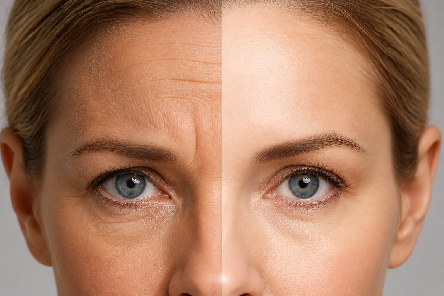 Brow lift candidates: 7 Amazing Qualities for Ultimate Lift 4 Brow lift candidates reviewing before and after photos with a plastic surgeon