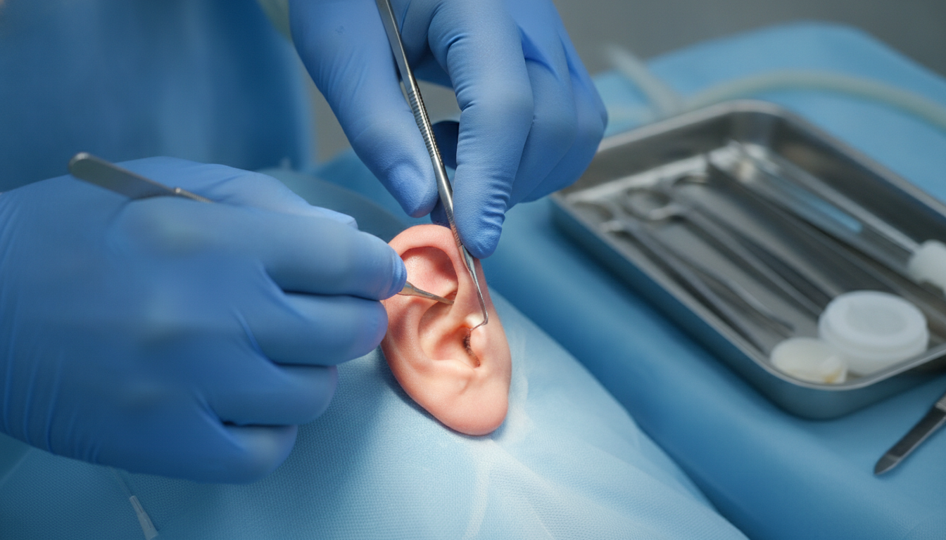 Otoplasty asymmetry
