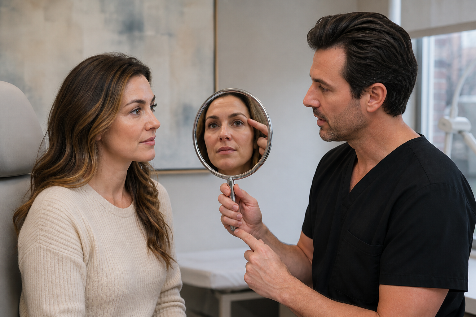 Brow Lift Consultation: 5 Amazing Questions for Ultimate... 4 Brow Lift Consultation: Patient and Surgeon Discussion