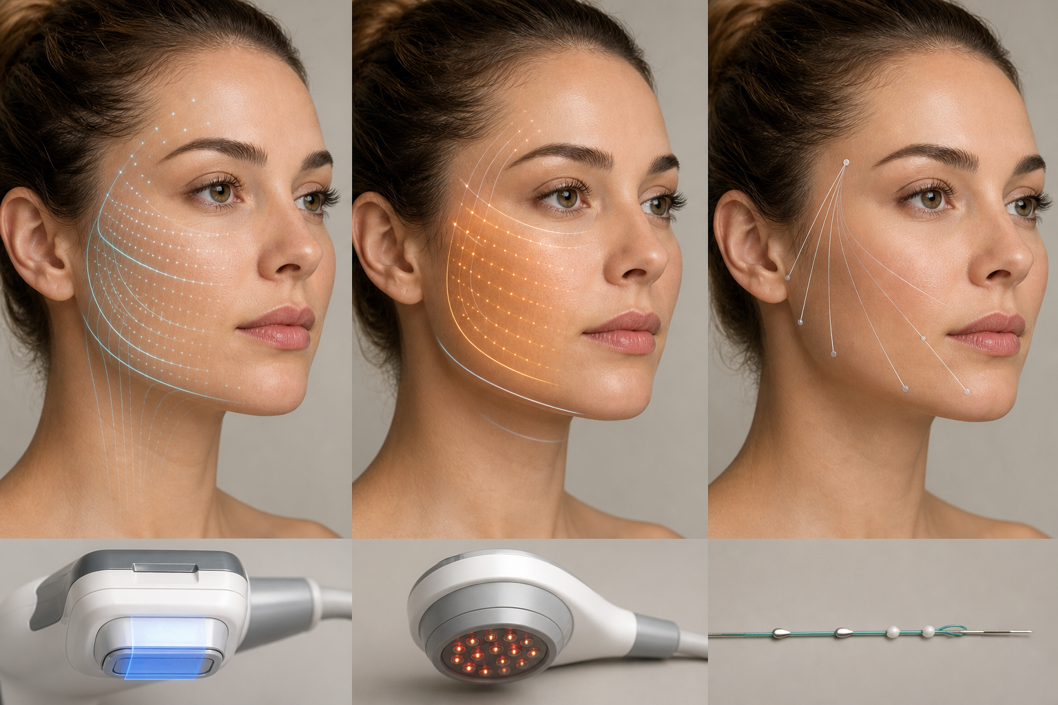 Non-Surgical Face Tightening: 6 Amazing Technologies 4 Non-Surgical Face Tightening for a youthful jawline and neck