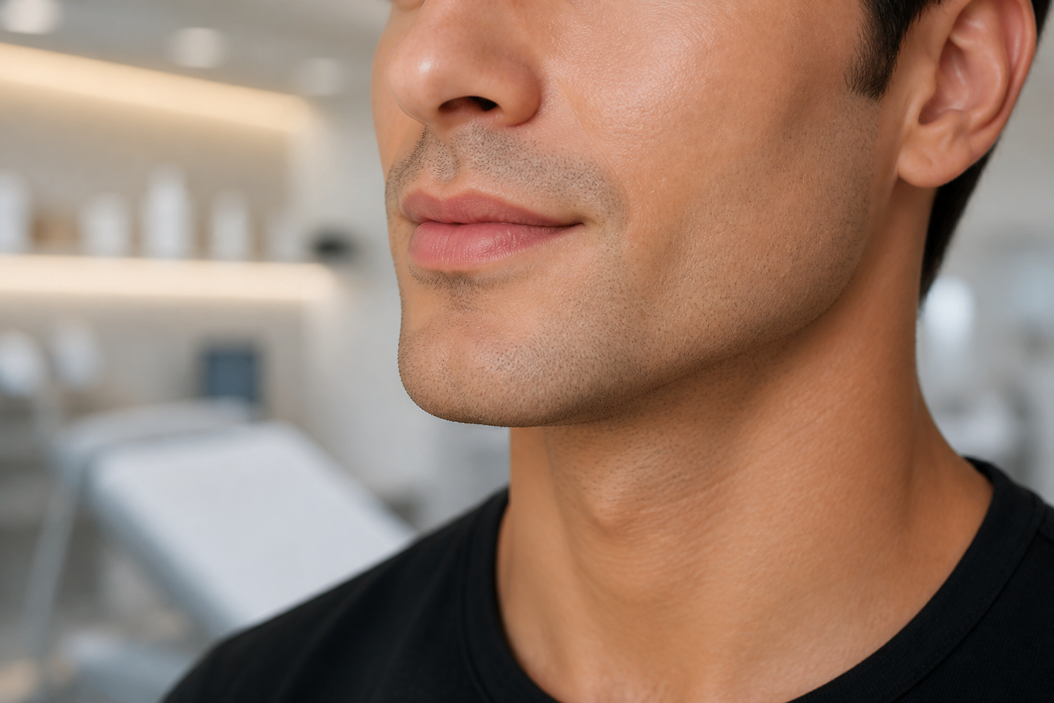 Jawline Fat Grafting: 3 Amazing Ways to Sculpt a Refined 4 Achieving a sculpted jawline with fat grafting at The Face Doctor of Florida